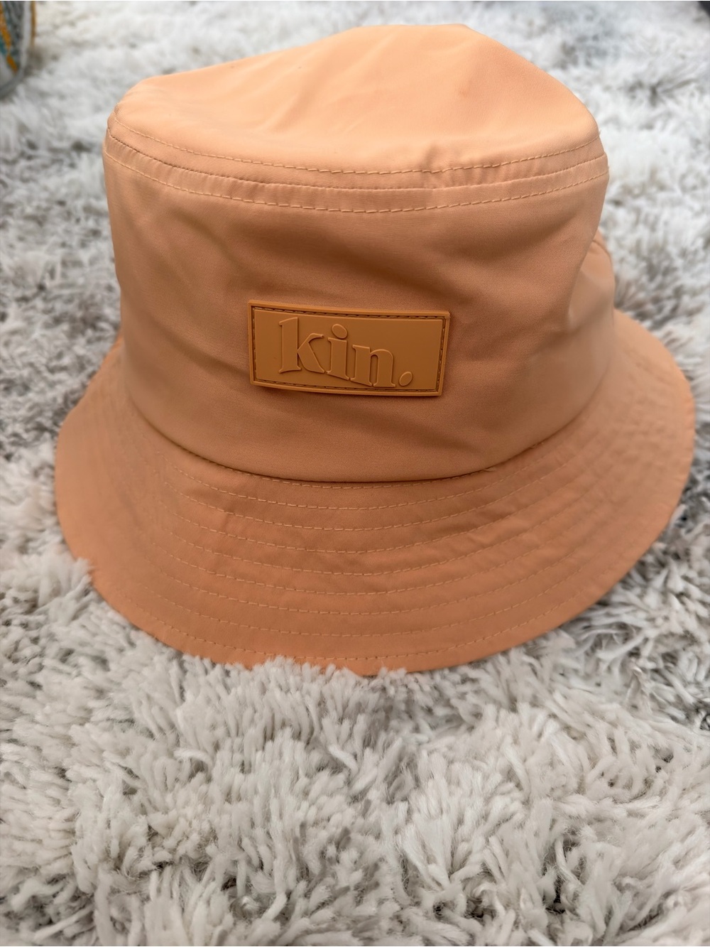 KIN Waterproof Satin Lined Bucket Hat-Tan XL